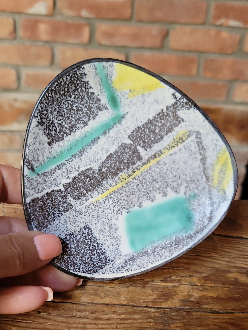 JASBA KERAMIK FAT LAVA CORTINA POTTERY Abstract Ceramic Trinket Dish